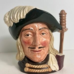 Vintage Royal Doulton Aramis Three Musketeers Toby Mug, Large 7.25"  D6441